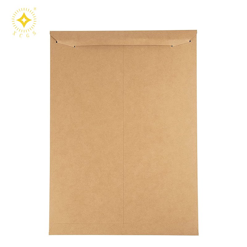 Flat Expandable Recycled Kraft Paper Cardboard Mailer Rigid Mailing Packaging Do Not Bend Shipping Envelope