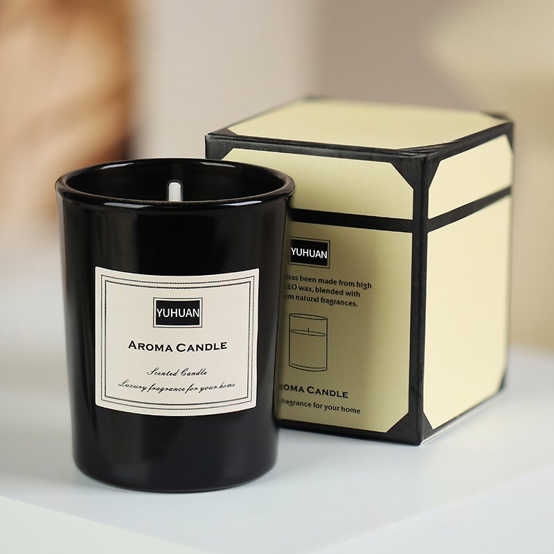 Wholesale OEM/ODM Custom Private Label Aromatherapy Scented Candles Soy Wax Luxury scented candles Rose scented candles in