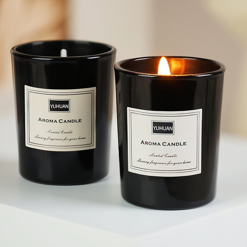 Wholesale OEM/ODM Custom Private Label Aromatherapy Scented Candles Soy Wax Luxury scented candles Rose scented candles in