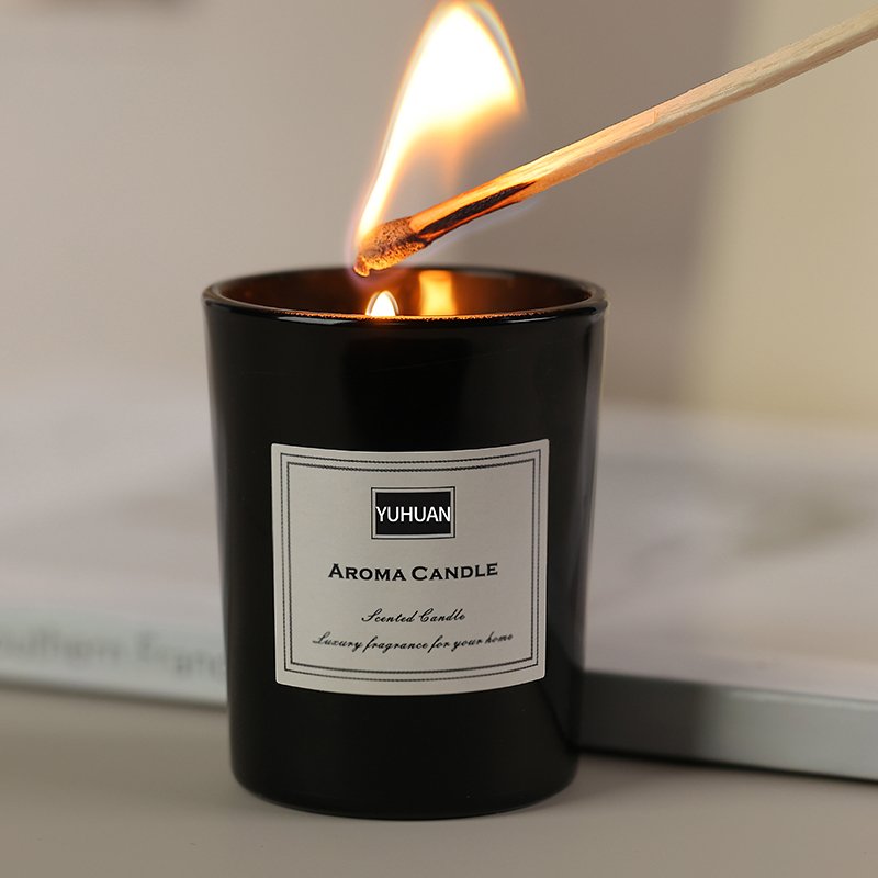 Wholesale OEM/ODM Custom Private Label Aromatherapy Scented Candles Soy Wax Luxury scented candles Rose scented candles in