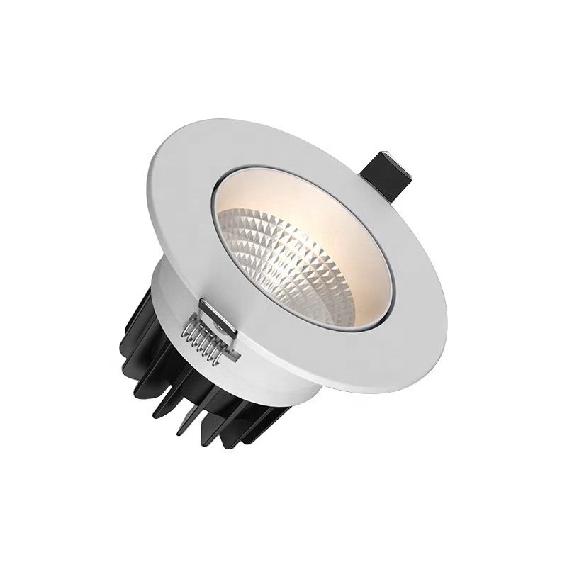 Ceiling Commercial Adjustable Office Hotel Anti Glare Downlight Recessed LED Spot Light Trimless COB Down lights