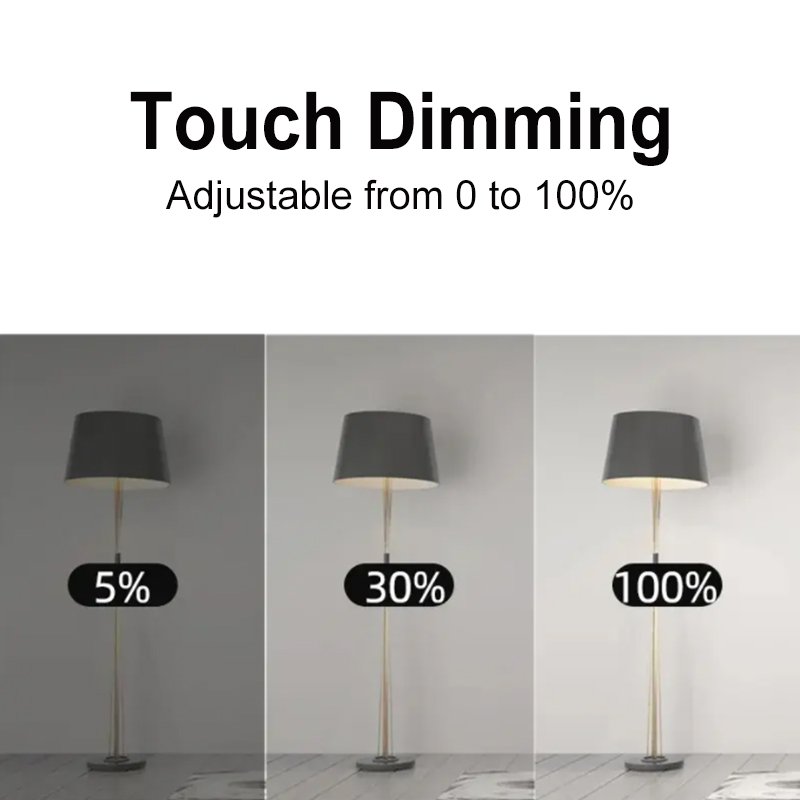 Factory CE RoHS Adjustable Brightness Hotel Villa Support Alexa Google Home Tuya WiFi Smart Dimmer Touch Light Switch 220V