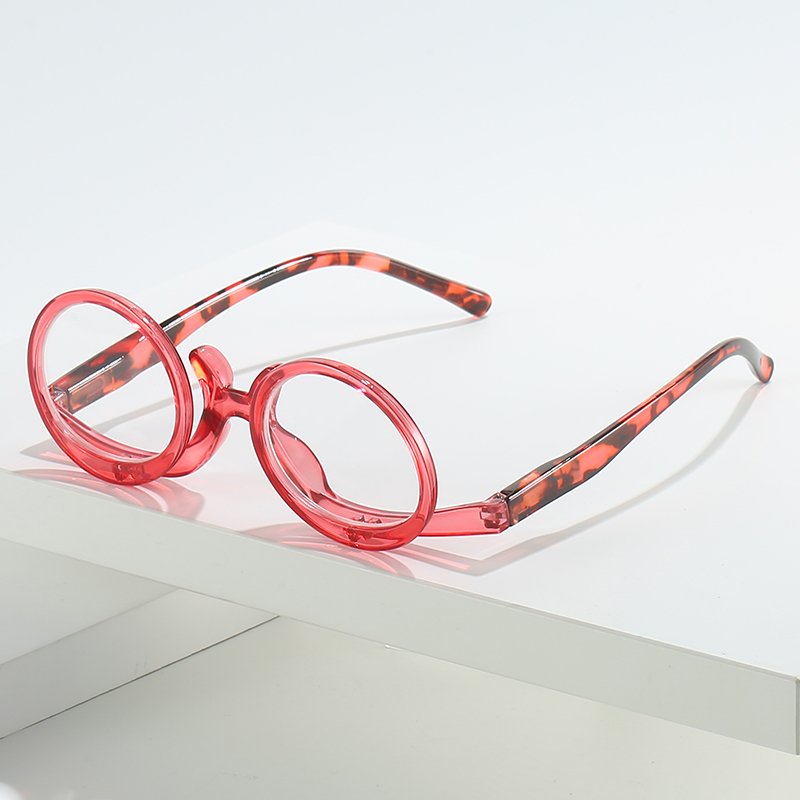 HS2145UP 1pc 90 Rotating Lens Make-up Glass Multi-Functional Walking Glasses PC Temples Presbyopia Unisex Reading Glasses