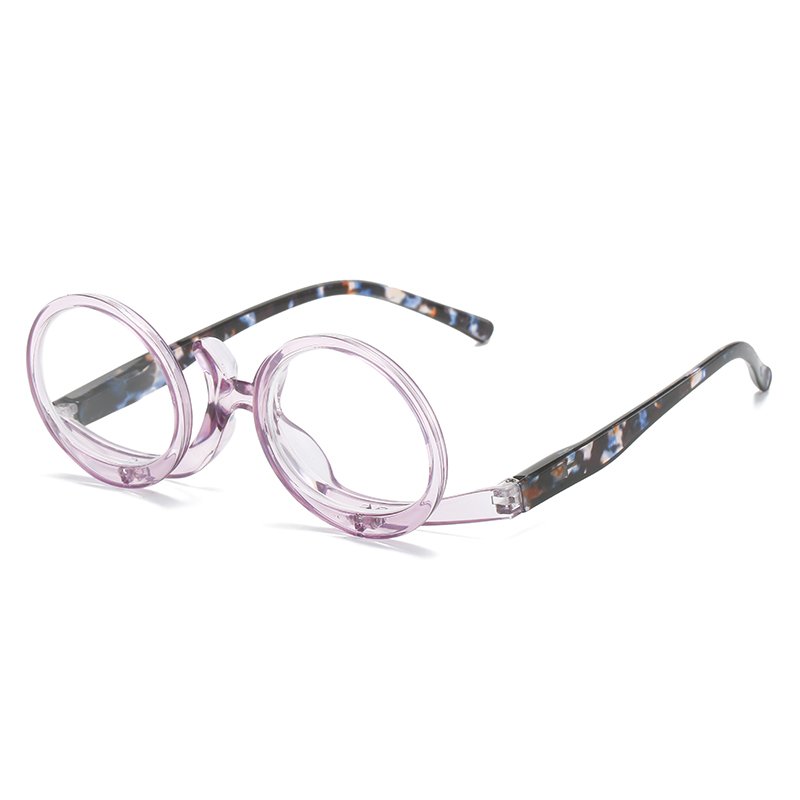 HS2145UP 1pc 90 Rotating Lens Make-up Glass Multi-Functional Walking Glasses PC Temples Presbyopia Unisex Reading Glasses