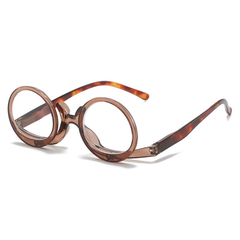 HS2145UP 1pc 90 Rotating Lens Make-up Glass Multi-Functional Walking Glasses PC Temples Presbyopia Unisex Reading Glasses