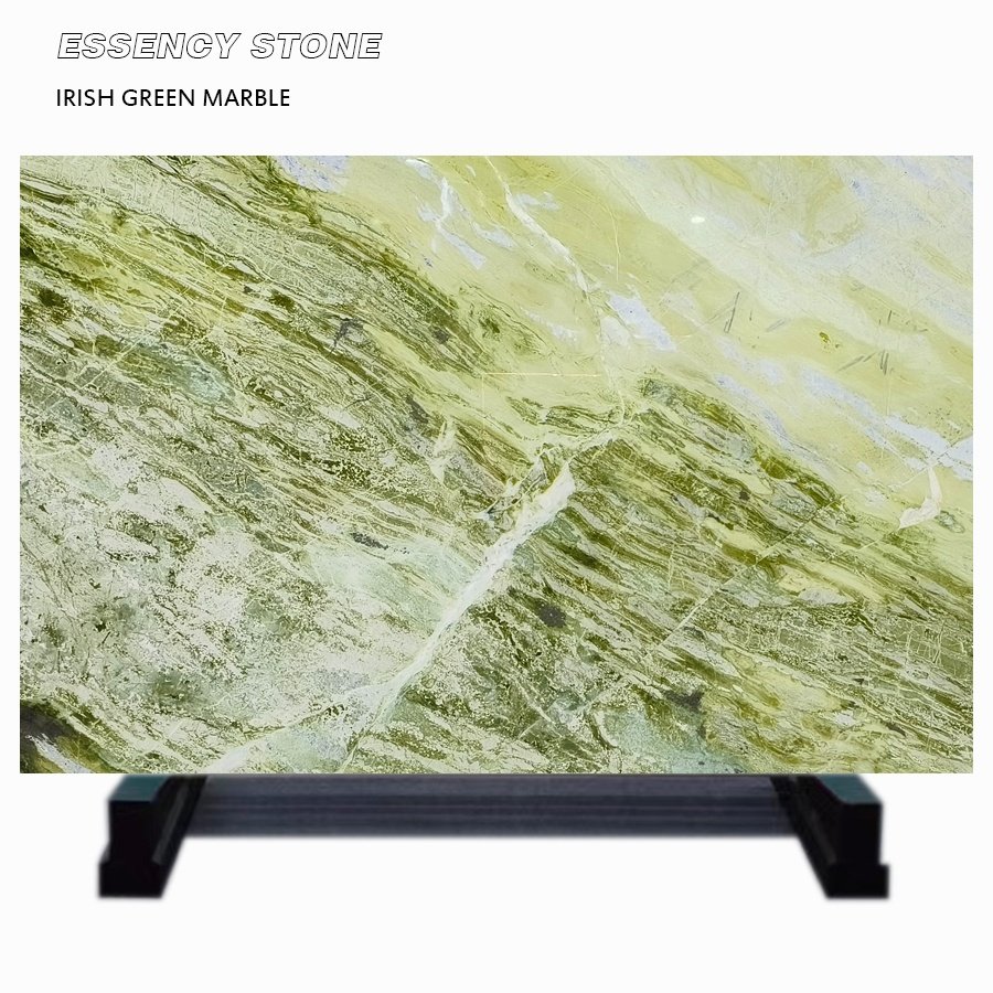 irish green marble material exterior interior wall stone tiles,kale raggio verde greenway stone panel,green marble countertops