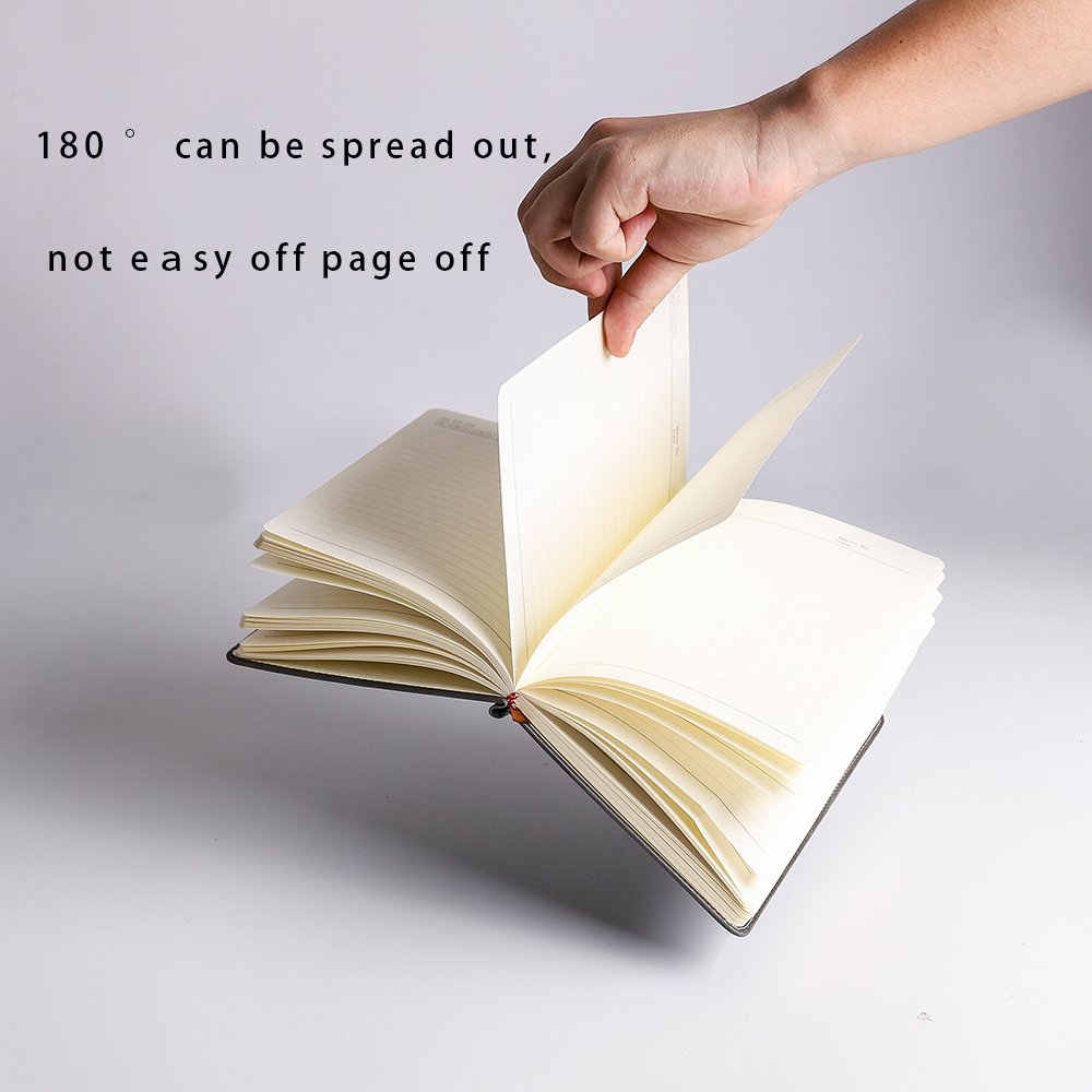 Students School and Office A5 Magnetic note book a5 Leather Diary Composition Notebook with Thread Sewing and Glue Binding