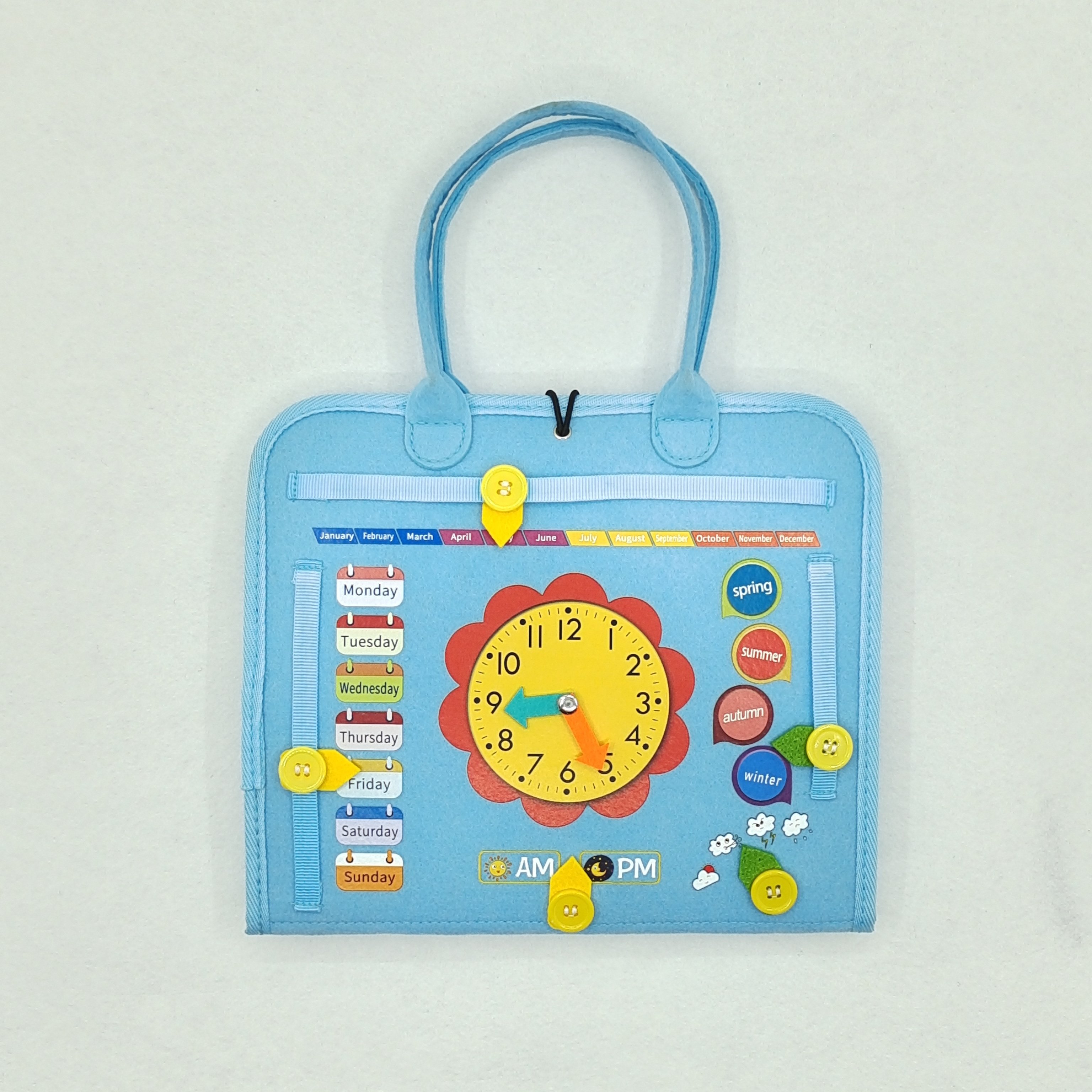 Montessori kids toys for toddlers 3years travel toy felt activity quiet books busy board activity sensory book