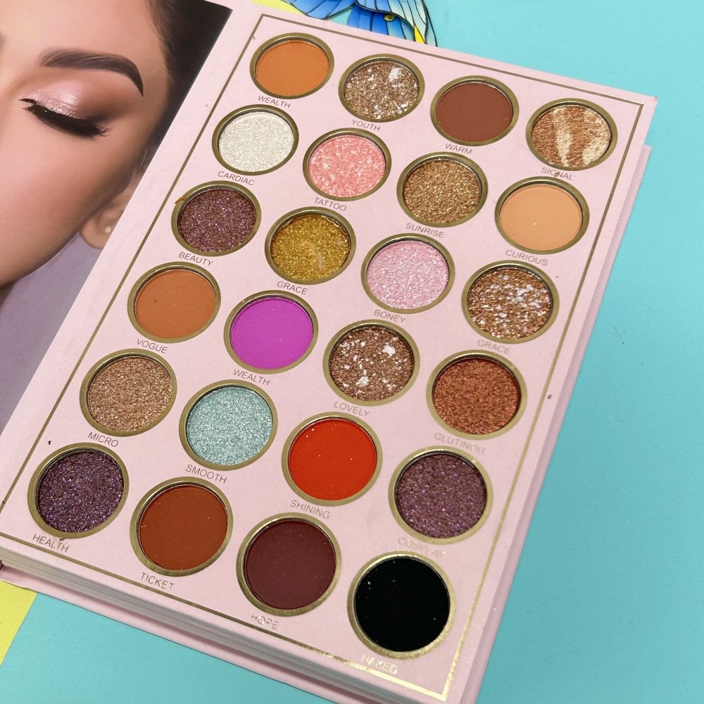 Highly Pigmented Eye Palette Matte Shimmer Metallic Long Lasting Blendable Natural Colors Make Up Eye Shadows Cosmetics Gift