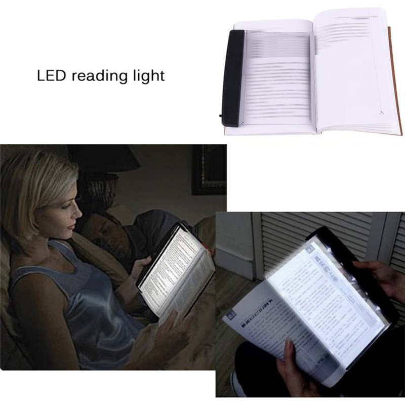 Tablet LED Reading Book light Flat Portable Panel LED Reading Lamp