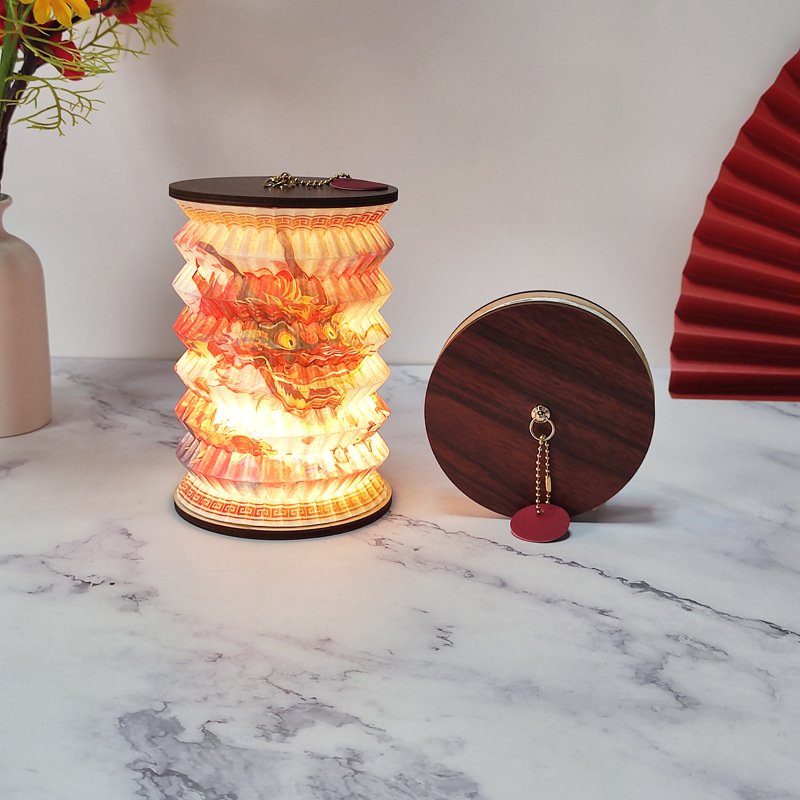 Foldable Book camping lantern light Lamp Rechargeable Creative Gifts Paper Decoration lanterns Lighting