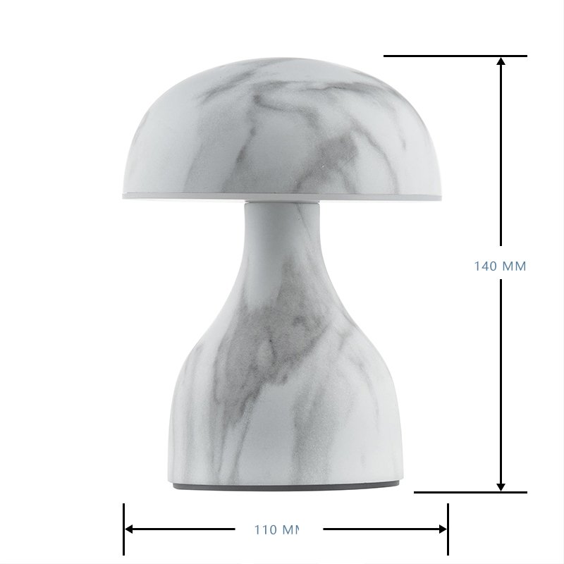 Modern Mushroom Cordless Desk Lamp for restaurant bar cordless table lamps Portable Battery Operated rechargeable table light