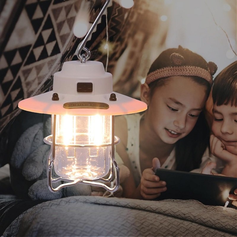 Outdoor Tent Lamp Portable Lamp Rechargeable designer Wild Camping Lantern campfire lights