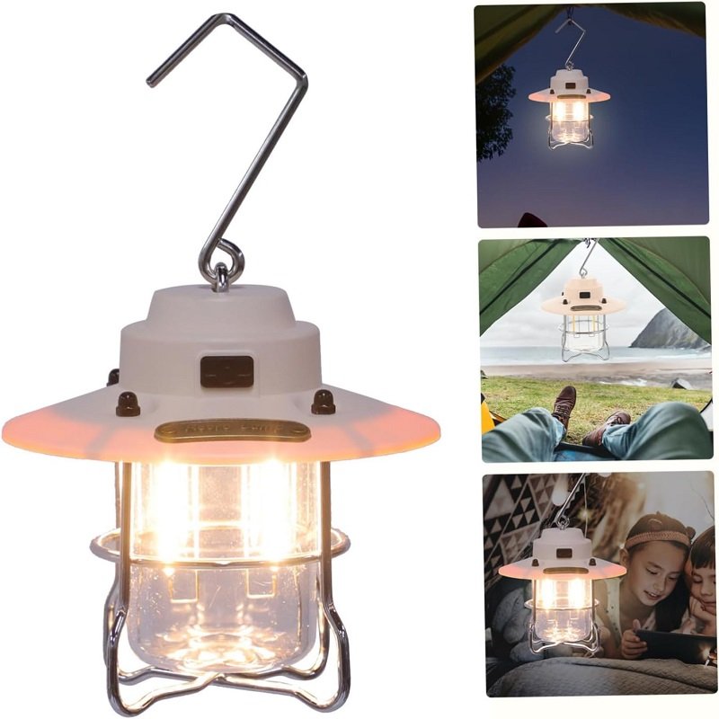 Outdoor Tent Lamp Portable Lamp Rechargeable designer Wild Camping Lantern campfire lights