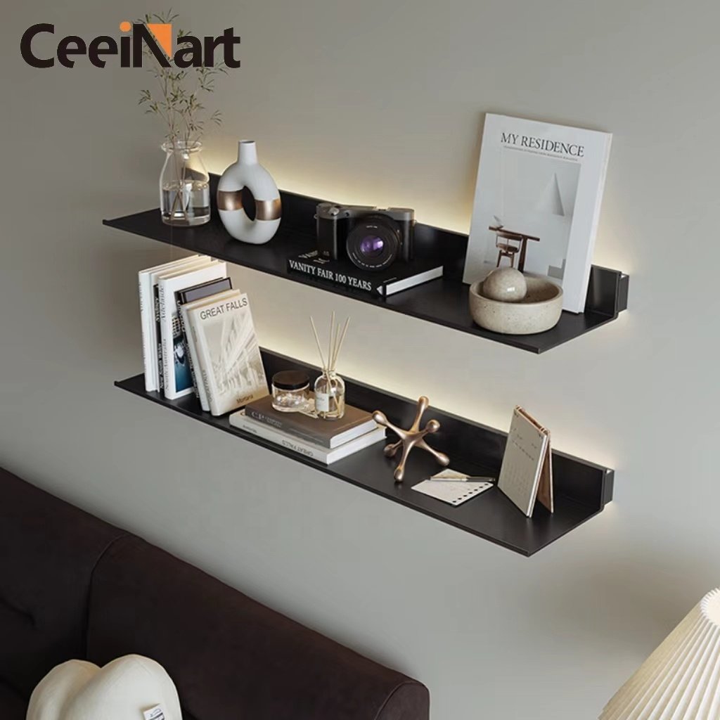 Light Luxury Storage rack with Light Aluminum Alloy Profile Shelving Rack with High Quality Good Price Display and Storage