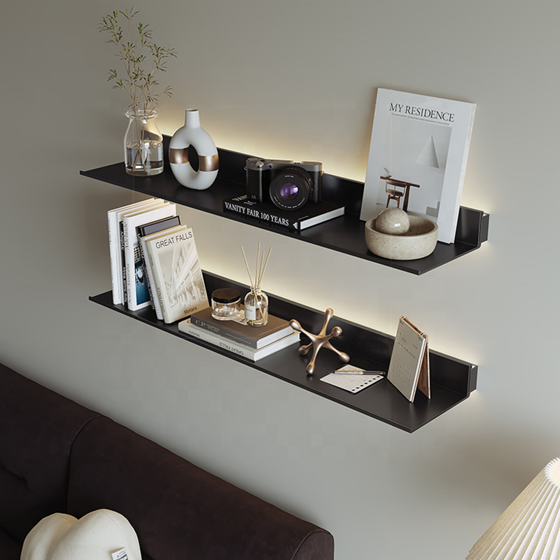 Light Luxury Storage rack with Light Aluminum Alloy Profile Shelving Rack with High Quality Good Price Display and Storage