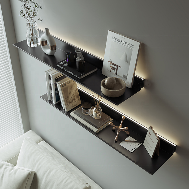 Light Luxury Storage rack with Light Aluminum Alloy Profile Shelving Rack with High Quality Good Price Display and Storage