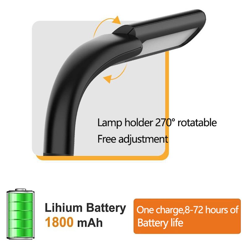 Rechargeable LED Neck Reading Light 3-Level Brightness smart Book Lights Bed Reading Book Light Lover's gift