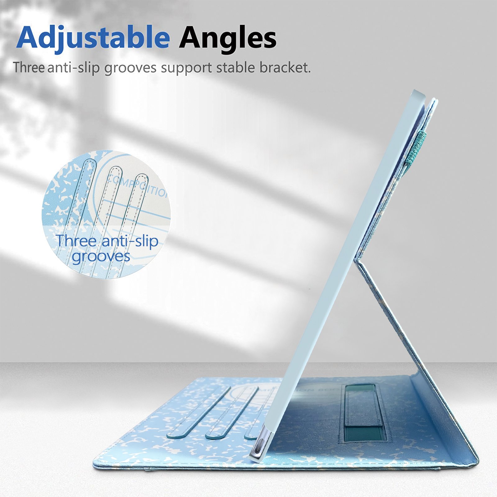 Remarkable 2 Case 10.3 inch Cover Case Slim Lightweight Book Folios Cover for Tablet with Pen Holder/Hand Strap/Elastic Strap