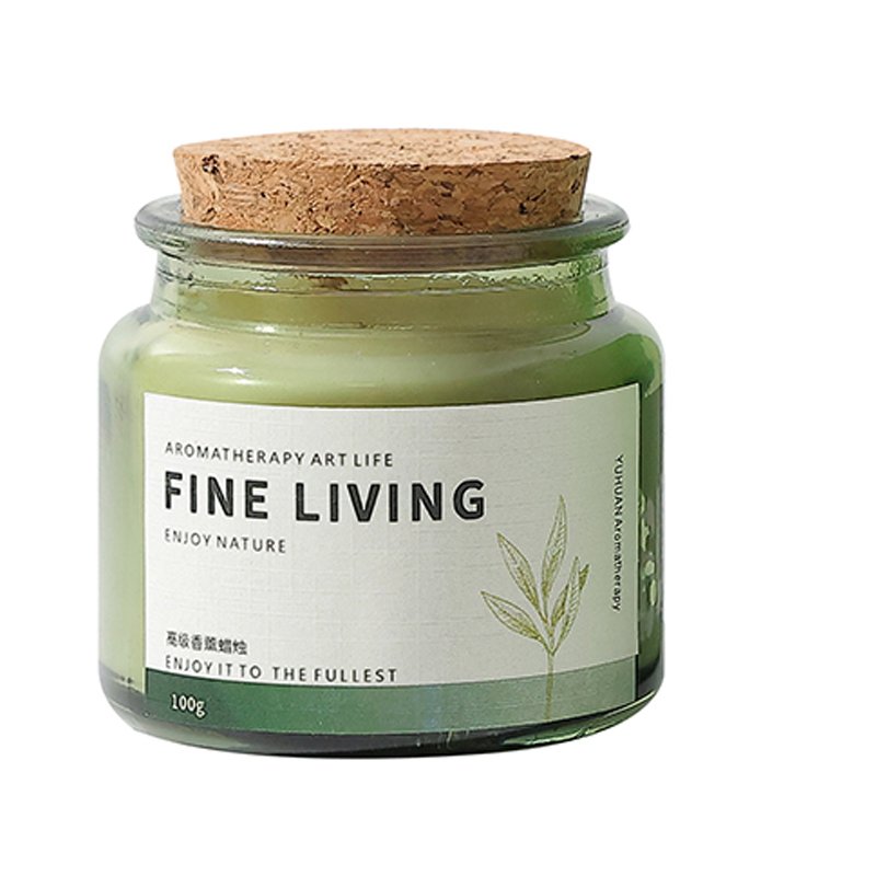 Clear Handmade Glass bottom Natural Soy Wax candle jars Luxury Glass Scented Candle Holders With Wooden Lid