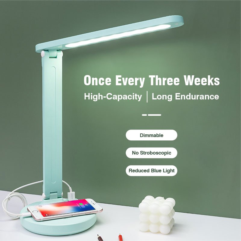 Wireless Lampe De Led Cordless Rechargeable Bedside Study Reading Light Desk Lamp Table Lamp Book Foldable Light