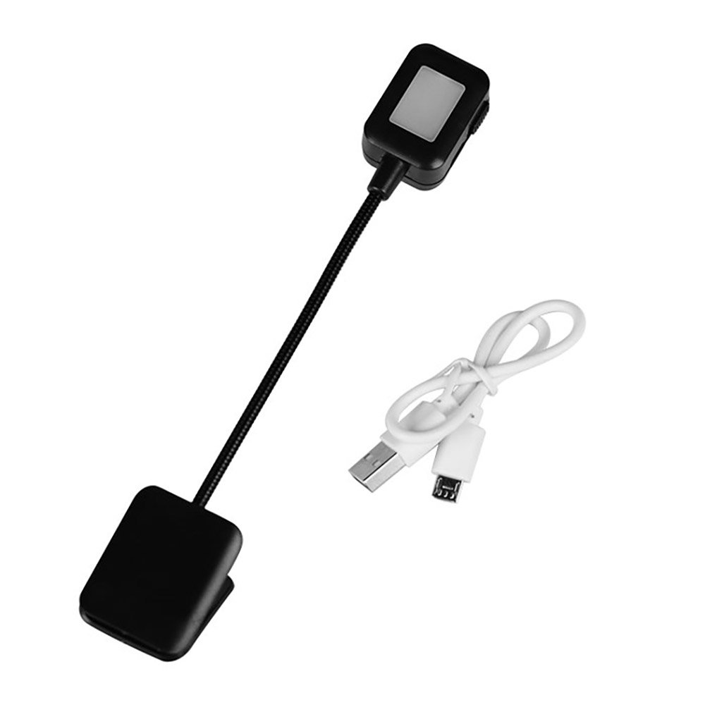 Rechargeable Flexible Metal Hose Neck Led Clip Book Light