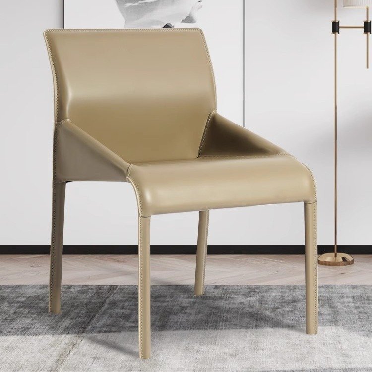 household light luxury saddle chair book chair industrial style hotel restaurant stool designer Scandinavian dining chair