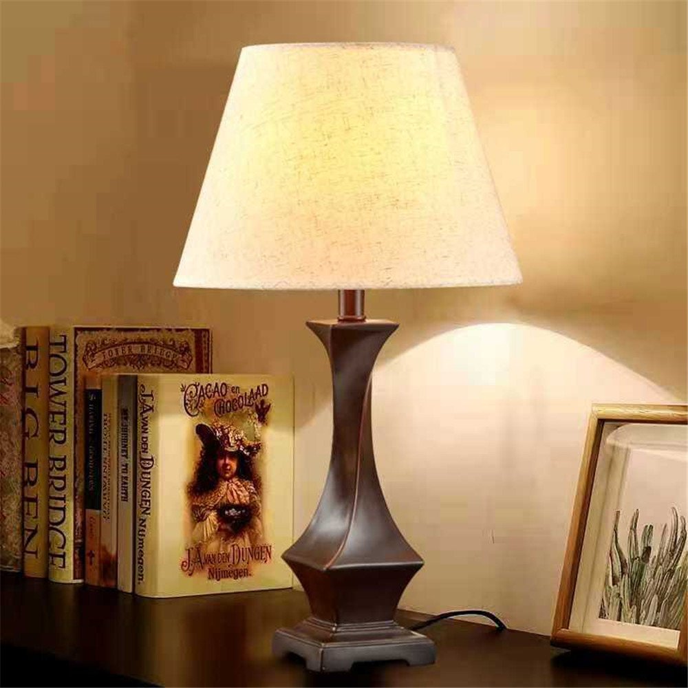 American Retro LED Table Lamp European Luxury Night lamps home decor Living Room Hotel Bedroom bedside lamp Desk Light