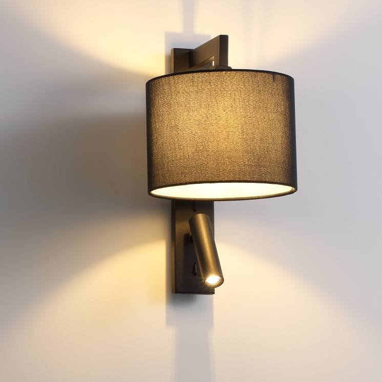 modern style 3W+4W aluminum steel 30 degree led reading light