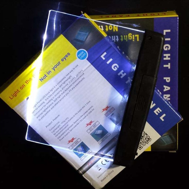 Portable Battery Powered Eye Care Clip-On Book Lights Lightwedge Light Panel Book Reading Lamp Bedroom Book Lights