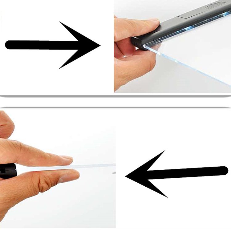 Portable Battery Powered Eye Care Clip-On Book Lights Lightwedge Light Panel Book Reading Lamp Bedroom Book Lights