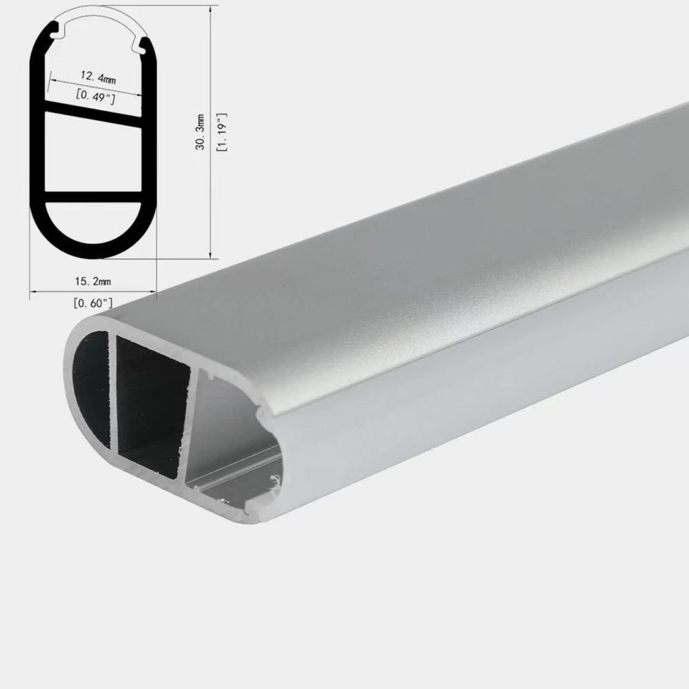 TW1530KC 15*30mm Warehouse Direct supply Wardrobe Hanger Rod Closet Night Light Rechargeable Wireless LED Motion Sensing Light