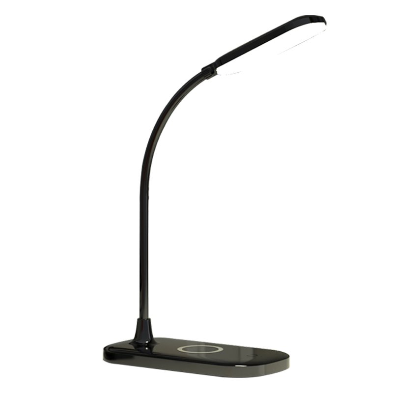 2 in 1 Desk Lamp with wireless charger function, LED Book Reading light