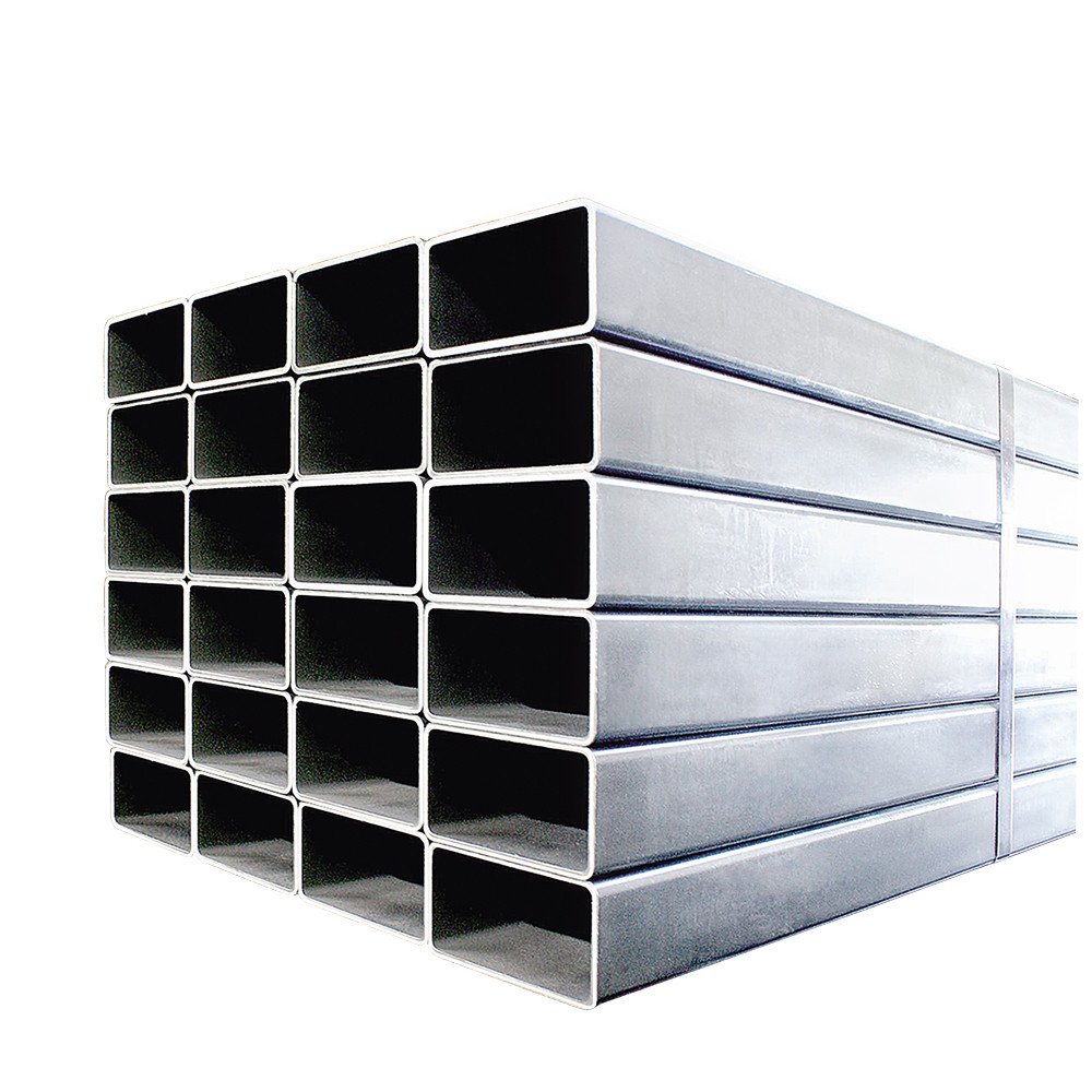 Square Tube Hollow Steel Metal Pipe Factory Galvanized Rectangular Customized Hot Dipped Rolled Fence Post