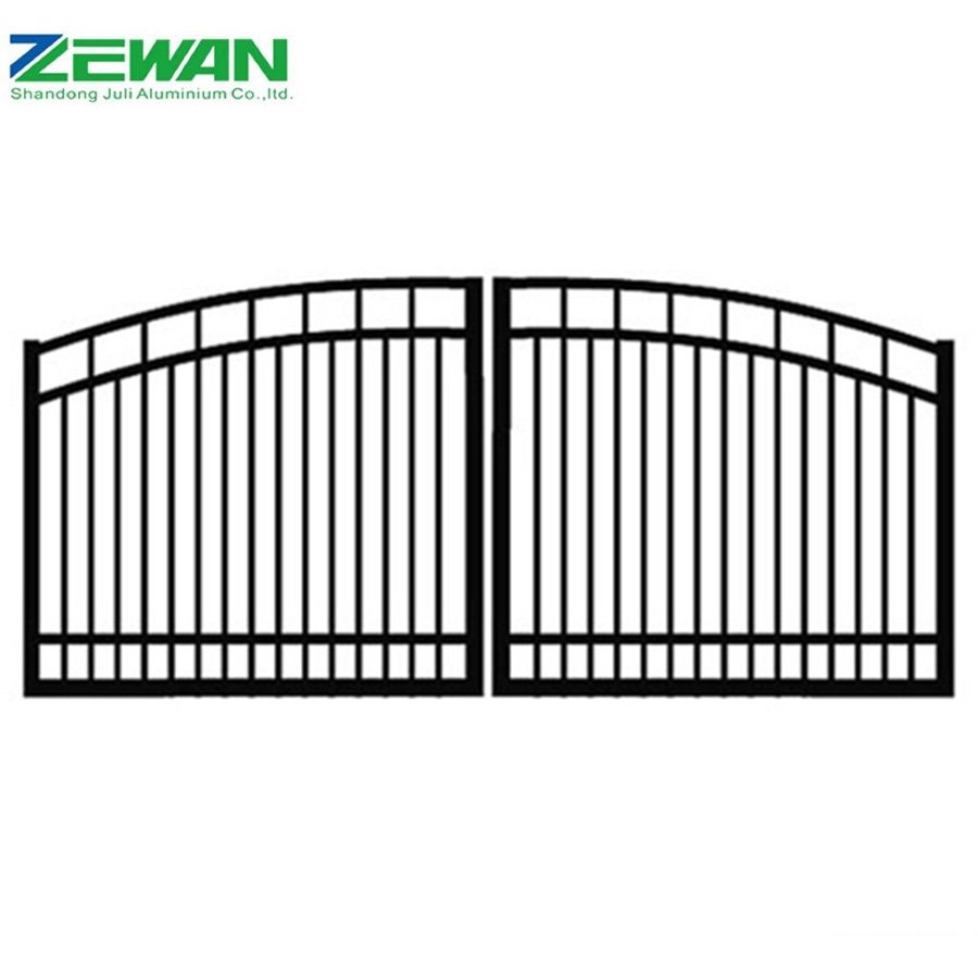 Metal Security Front Door Design Aluminium Fence Trellis Gates Aluminum Decorative Garden Gate for Houses