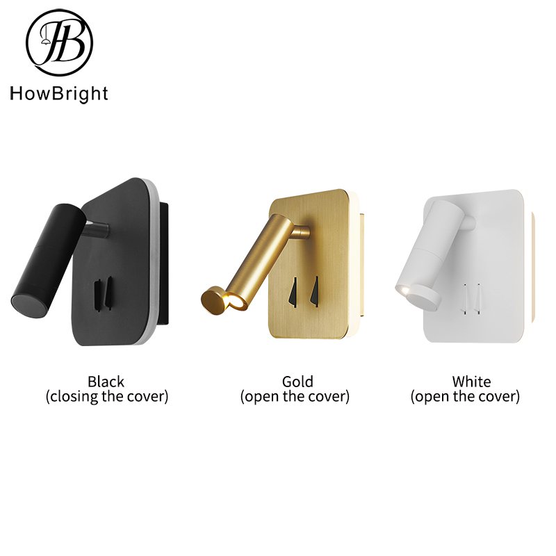 LED Wall Lamp With window Bedside Bedroom Reading Wall Sconce Light book room Shabbat wall lamps with window modern Rotatable