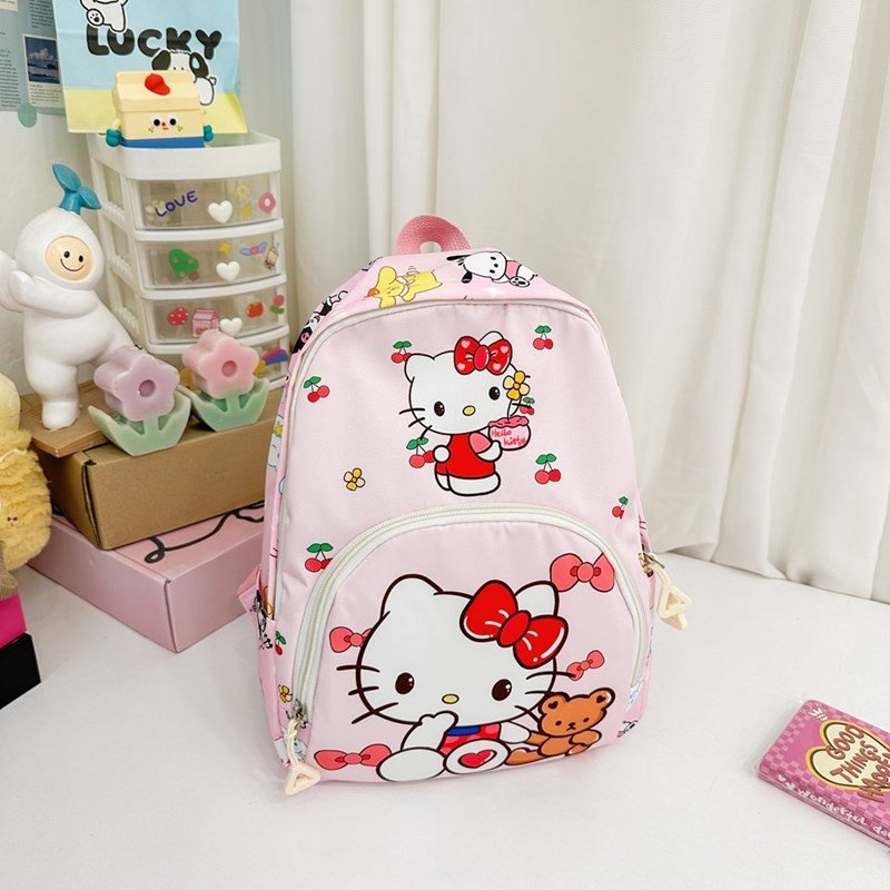 New children's bag cartoon backpack kindergarten boys girls light cute cartoon anime book bag wholesale