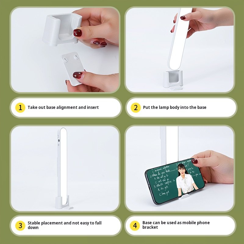 Hot-selling LED USB rechargeable lamp stepless dimming table lamp hanging magnetic bedroom night light reading night light