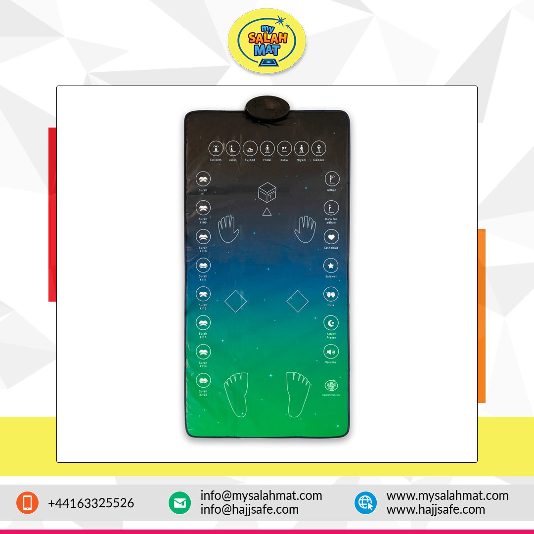 Superior Quality Smart Interactive Muslim Adult Prayer Mat for Outdoor Use Reasonable Supply