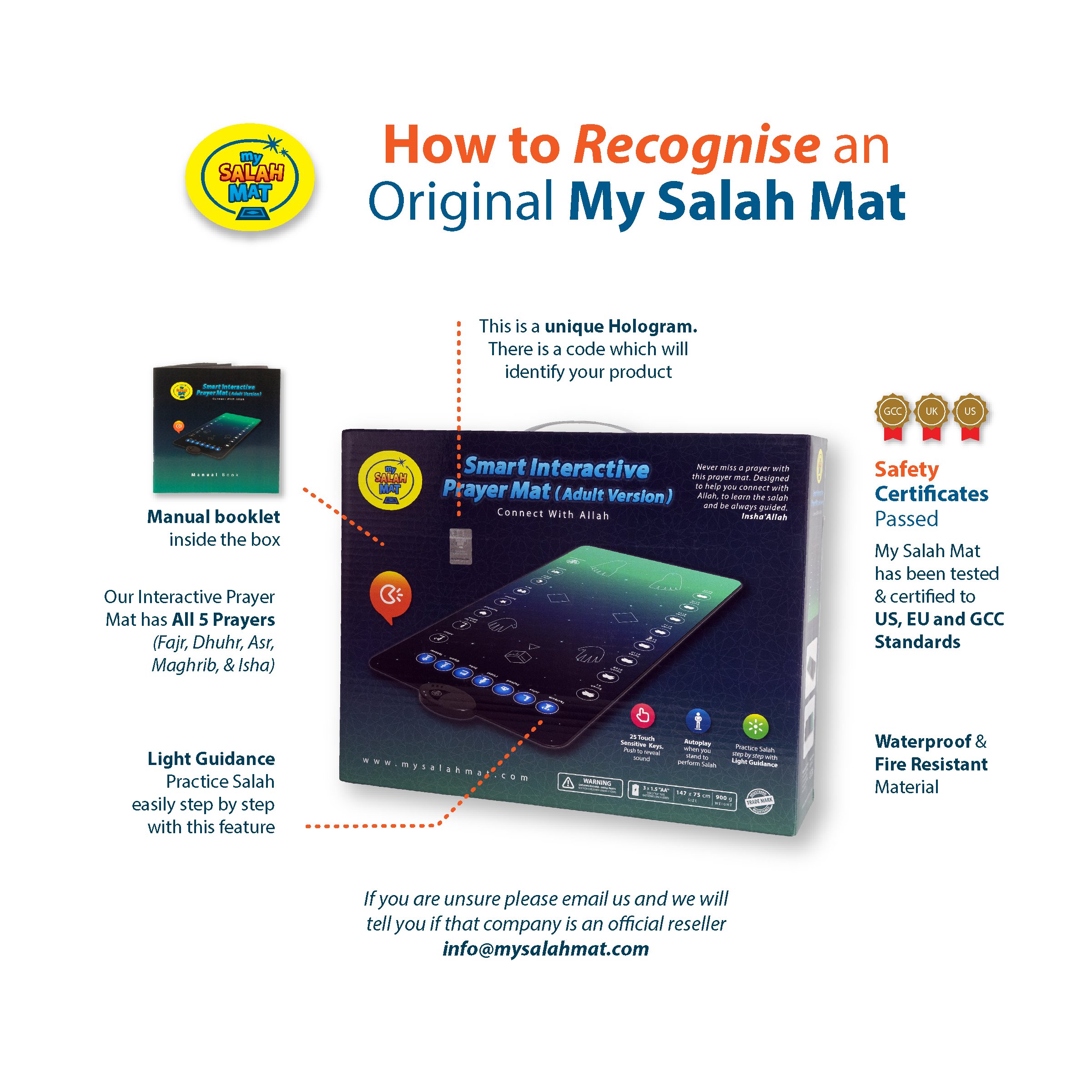 Superior Quality Smart Interactive Muslim Adult Prayer Mat for Outdoor Use Reasonable Supply