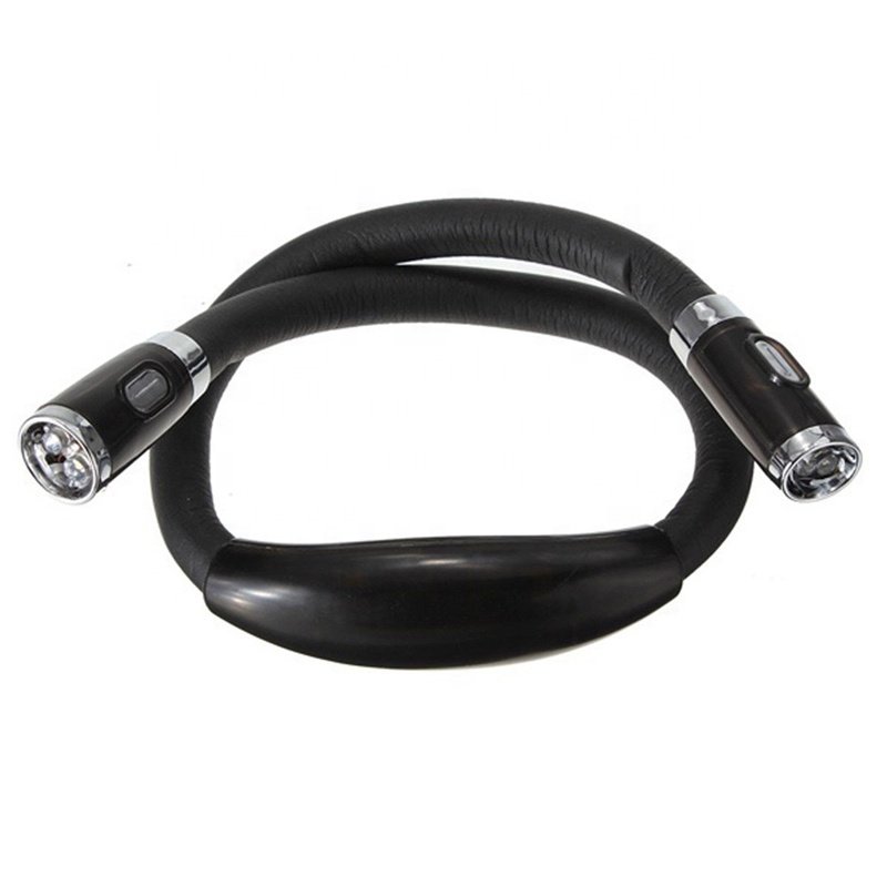 Mskwee Book Light Flexible Handsfree Led Neck Light Hug Reading Lamp Novelty Led Night Light Flashlight Around the Neck