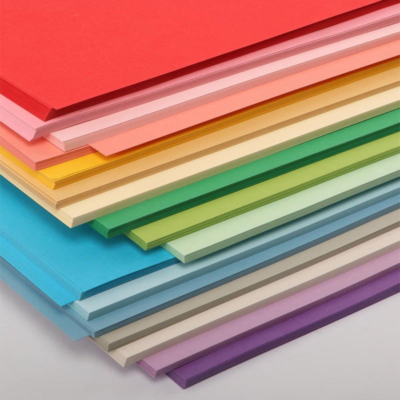 Ready stock 150g 200g 250g 300g thick cardboard color printing paper painting 3D book hard cardboard