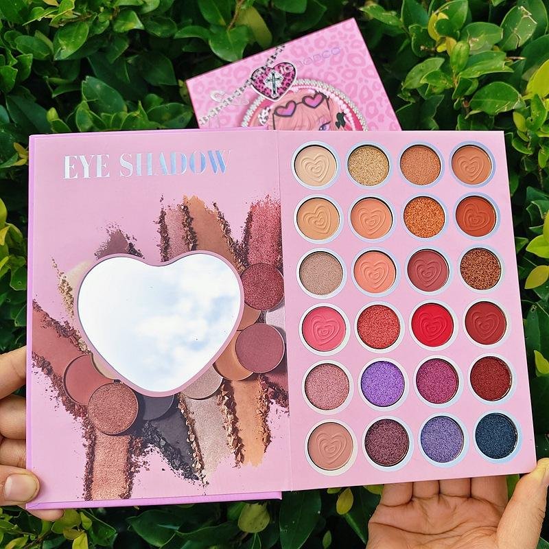 wholesale makeup high quality vegan eyeshadow palette 43 color cardboard eye shadow boxes with magnet eyeshadow book