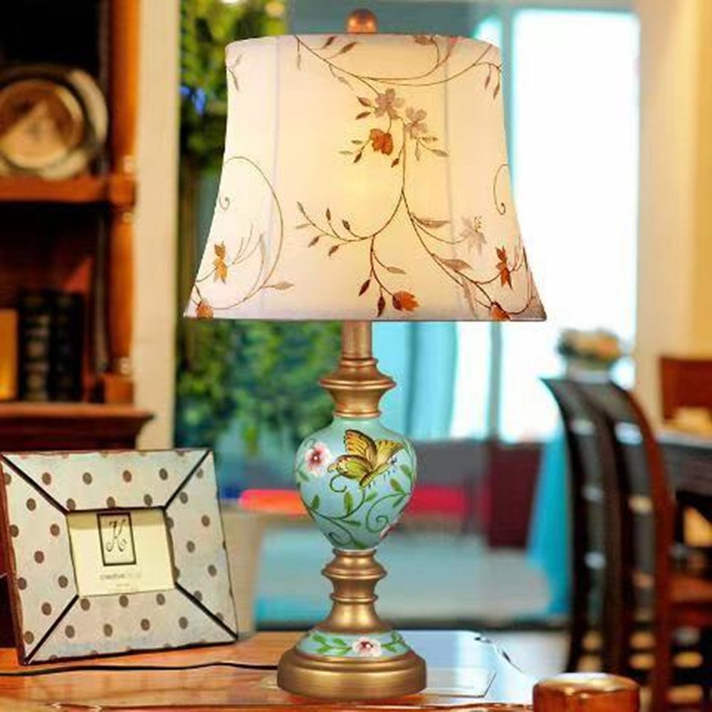 American Retro LED Table Lamp European Luxury Night lamps home decor Living Room Hotel Bedroom bedside lamp Desk Light