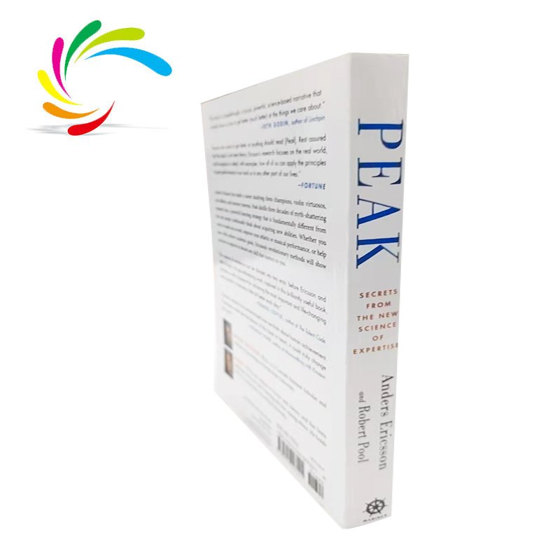 Customized personal self-pulishing paperback book print light weight paper Bestseller motivative stock English novel books