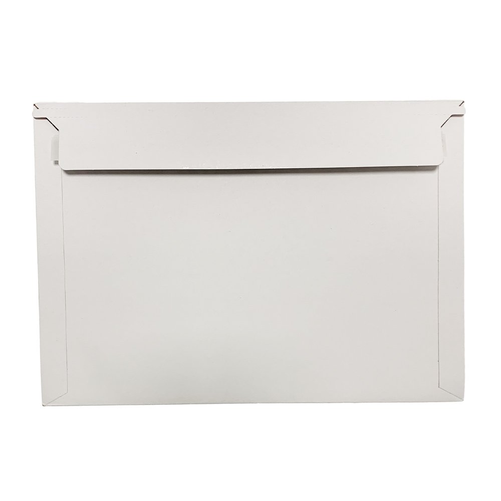 Custom Logo Printed Hard Board Backed Envelope Do Not Bend Rigid Hard Mailer Shipping Bag Kraft Brown Cardboard Shipping Bags