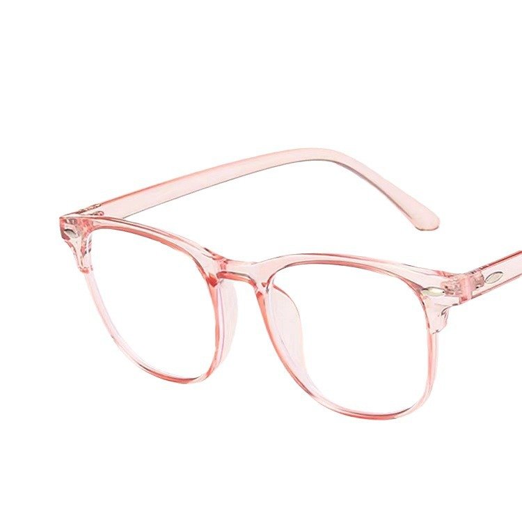 2024 New Internet Celebrity Same Style Myopia Glasses Retro Rice Nail Anti Blue Light Eyewear/GlassesTransparent Color Eyeframe