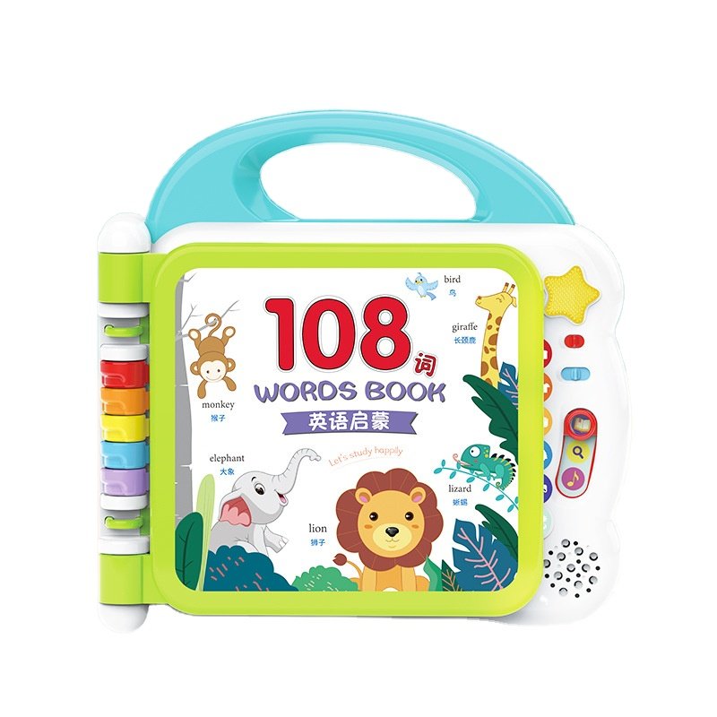 learning friends 108 words Learning book Toys and Interactive Books for Toddlers with Light Up Button