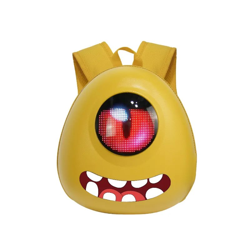 Crelander Kindergarten Cartoon School Bag Lightweight Waterproof Children Kids Backpack With LED Display