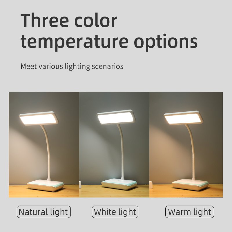 LED light stepless dimming bed and book reading comfortable desk reading lamp student table lamp